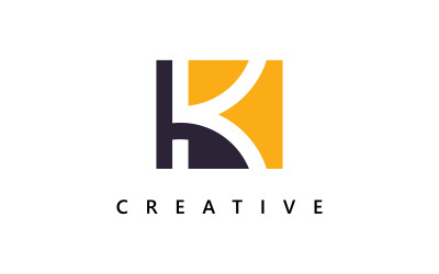Design del logo della lettera K Modello di logo Simbolo vettoriale del logo K creativo 9
