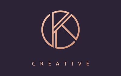 Letter K logo design Logo template  Creative K logo vector symbol 12