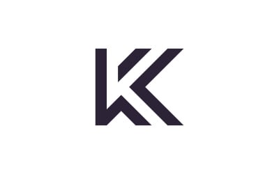 Letter K logo design Logo template  Creative K logo vector symbol 2