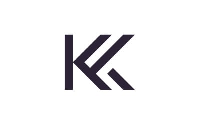 Letter K logo design Logo template  Creative K logo vector symbol 3