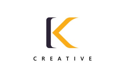 Letter K logo design Logo template  Creative K logo vector symbol 8