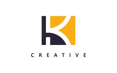 Letter K logo design Logo template  Creative K logo vector symbol 9