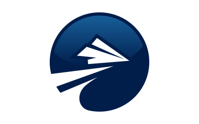 Paper plane Tour and Travel Logo Vector icon design illustration v.12