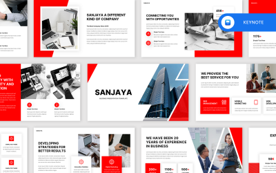 Sanjaya - Modèle de présentation d&amp;#39;entreprise