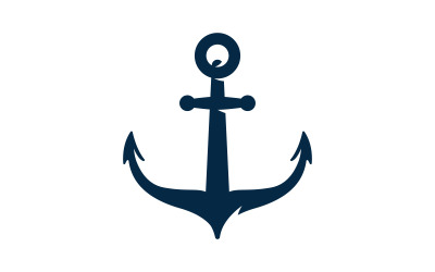 Anchor Ocean icon Element Logo Template vector v.17