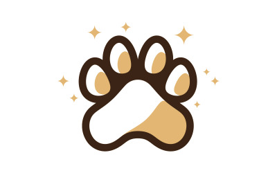 Paw Pet Logo design vector illustration design template v.20