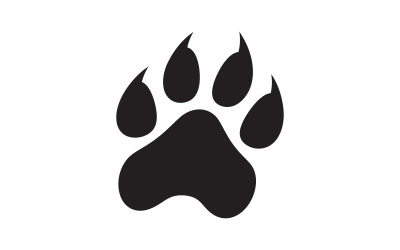 Paw Pet Logo design vector illustration design template v.21
