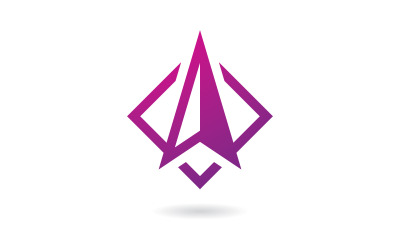 Progettazione del logo del concetto creativo Compass 0