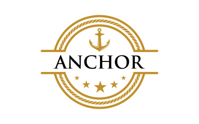 Anchor Ocean icon Element  Logo Template vector v.26