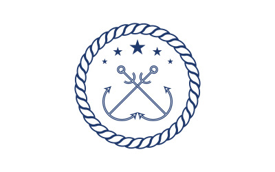 Anchor Ocean icon Element  Logo Template vector v.32
