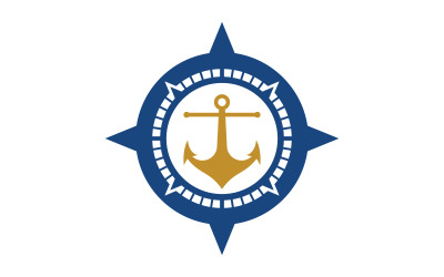 Anker Ozean Symbol Element Logo Vorlage Vektor v.29