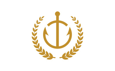 Anker Ozean Symbol Element Logo Vorlage Vektor v.33
