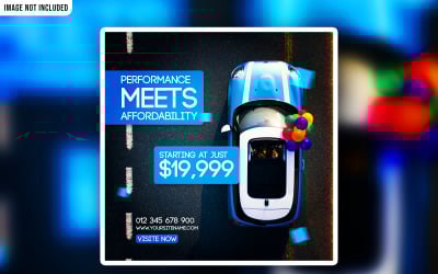Car Sales Social Media Promotional PSD Ads Banner