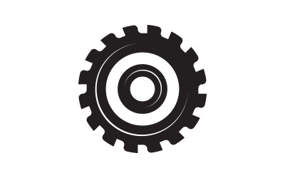 Industrial wood saw vector illustration icon Logo design v.13