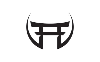 Tour and travel Japan element Vector icon Logo design v.10