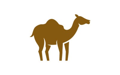 Camel Icon Vector illustration design template v.15