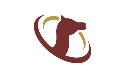 Camel Icon Vector illustration design template v.2