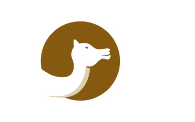 Camel Icon Vector illustration design template v.3