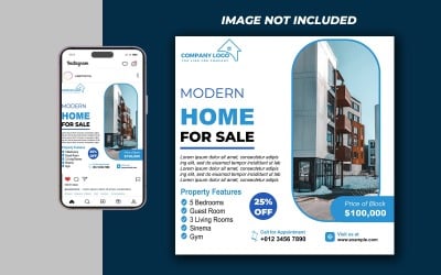 Elegant Real Estate Post Template PSD – Promote Homes, Apartments, and Rentls Professionally
