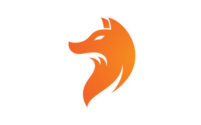 Fox vektör Logo illüstrasyon simgesi tasarım şablonu v.14