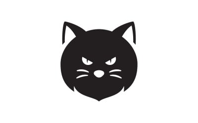 Cute Cat icon design vector illustration design template v.1