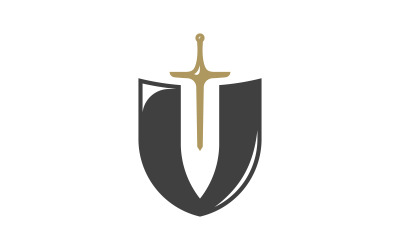 Knight Swords silhouettes. Vector illustration design v.9