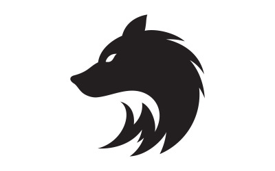 Wolf Head Template vector illustration template v.2