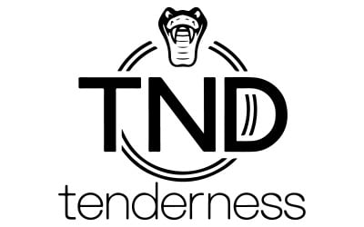A logo with the letters TND