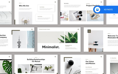 Blanc – Modèle de présentation minimaliste