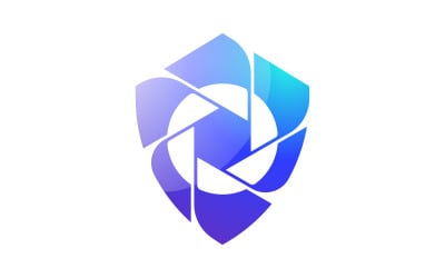 CCTV Security Vector icon design illustration Template v.14