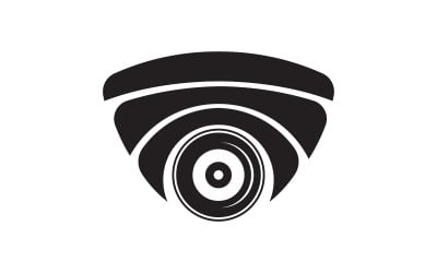 CCTV Security Vector icon design illustration Template v.16