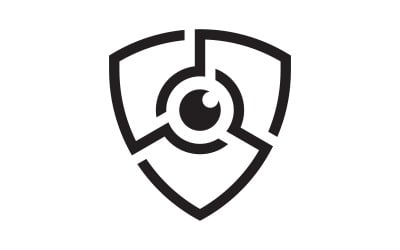 CCTV Security Vector icon design illustration Template v.17