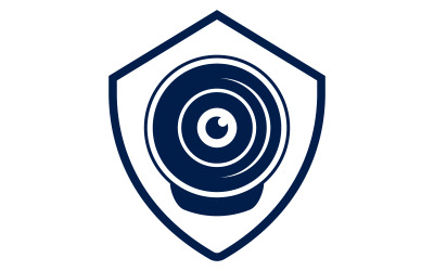 CCTV Security Vector icon design illustration Template v.1