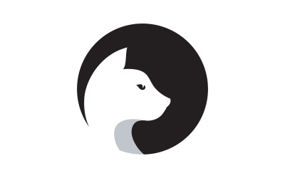 Cute Cat icon design vector illustration design template v.15