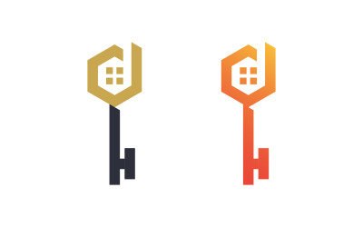 Key property icon vector illustration design template v.2