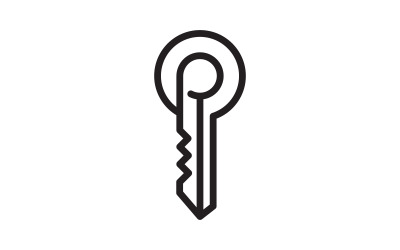 Key property icon vector illustration design template v.6
