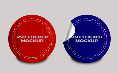 Sticker Mockup Template Design -47