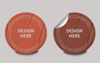 Sticker Mockup Template Design -50