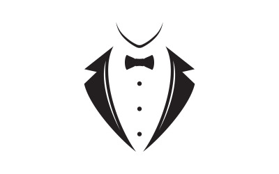 Tuxedo man exclusive template vector icon illustration design v.2