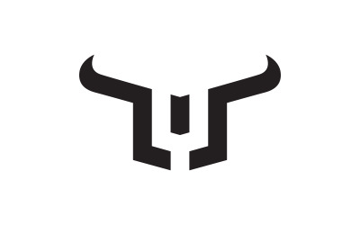 Bika logó vektoros ikon illusztráció tervezősablon v.9