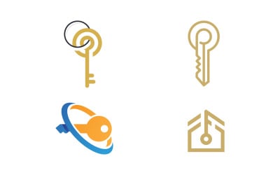 Key property icon vector illustration design template v.20