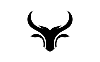 Modèle de conception d&amp;#39;icône vectorielle de logo Taurus v.14