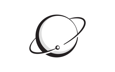 Plantilla de diseño de icono vectorial global de satélite v.11