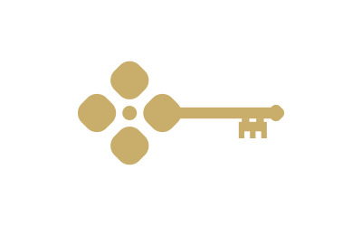 Plantilla de diseño de ilustración vectorial de icono de propiedad clave v.14