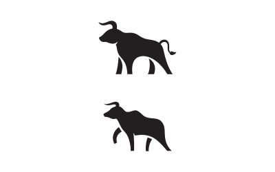 Шаблон дизайна векторной иконки логотипа Taurus v.15