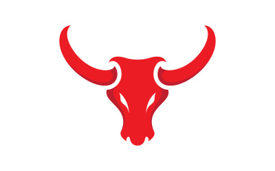 Шаблон дизайна векторной иконки логотипа Taurus v.2