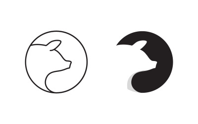 Świnka słodki symbol Szablon ikona wektorowa ilustracja projekt v.4