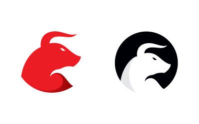 Szablon projektu ikony wektorowej logo Taurus v.1