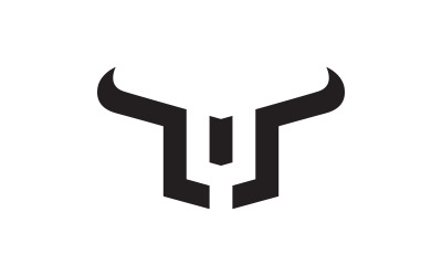 Szablon projektu ikony wektorowej logo Taurus v.9