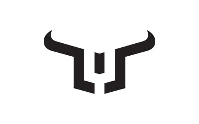 Taurus Logo vector icon illustration design template v.9